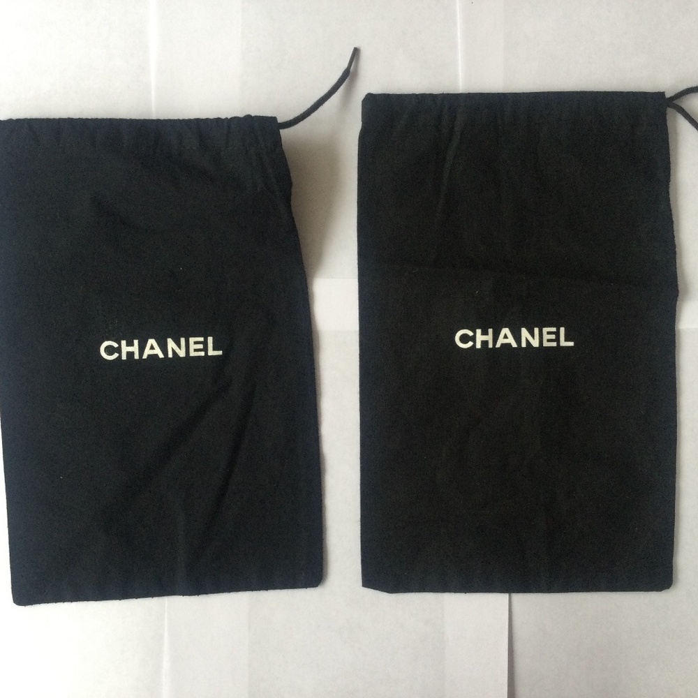 Chanel Shoe Dust Bag with drawstrings